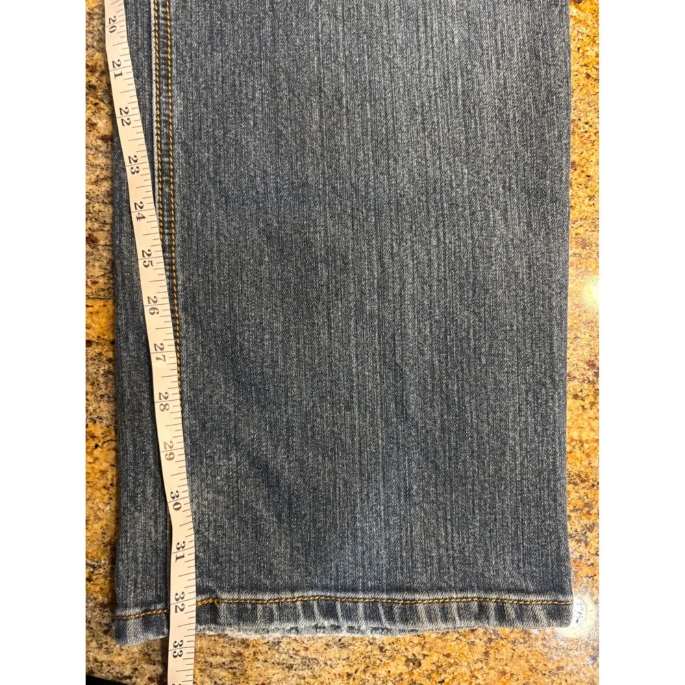 Ariat Rebar M4 Low Rise Boot Cut Jeans Mens 38W 33L Blue Denim Pants Distressed‎